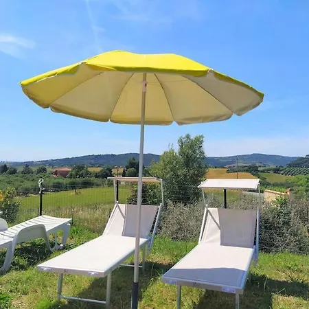 Raggio Di Sole Castellina Marittima - Bilocale Con Piscina In Toscana