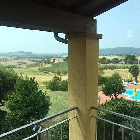 Raggio Di Sole Castellina Marittima - Bilocale Con Piscina In Toscana
